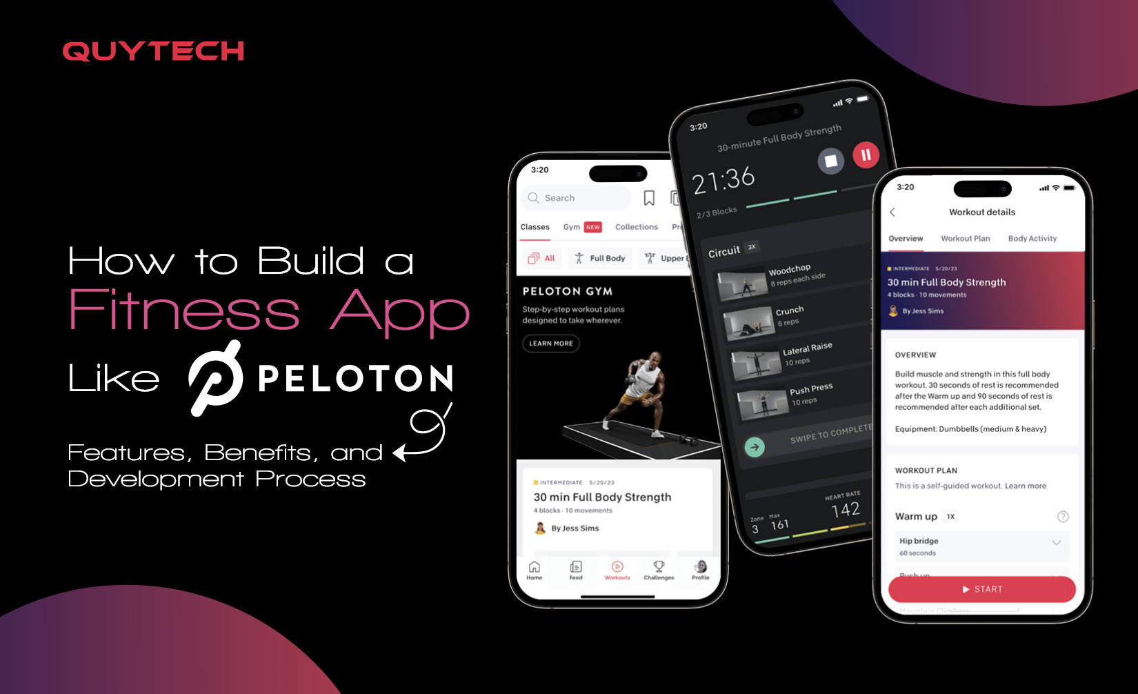 develop a fitness app like peloton